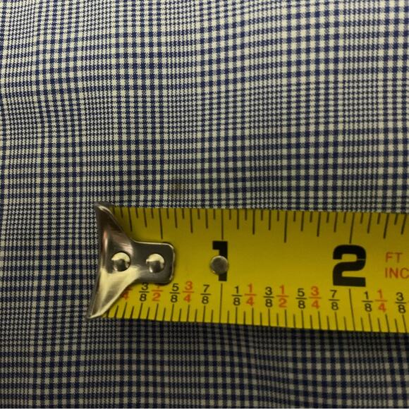 Polo Ralph Lauren Men's Regent Plaid Blue/White Button Down Shirt 18/XXL - Picture 8 of 11